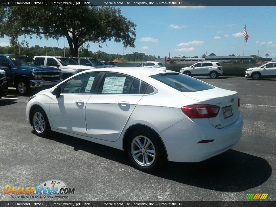 2017 Chevrolet Cruze LT Summit White / Jet Black Photo #3