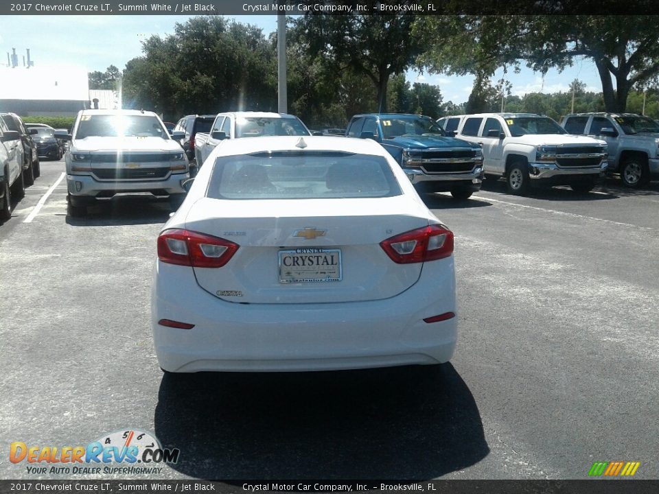 2017 Chevrolet Cruze LT Summit White / Jet Black Photo #4
