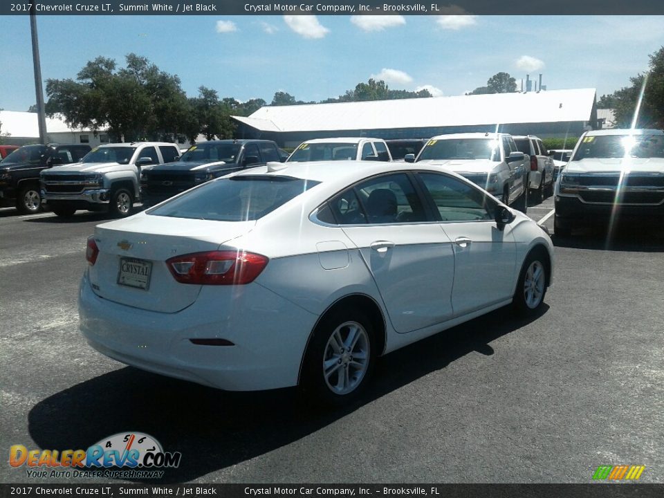 2017 Chevrolet Cruze LT Summit White / Jet Black Photo #5