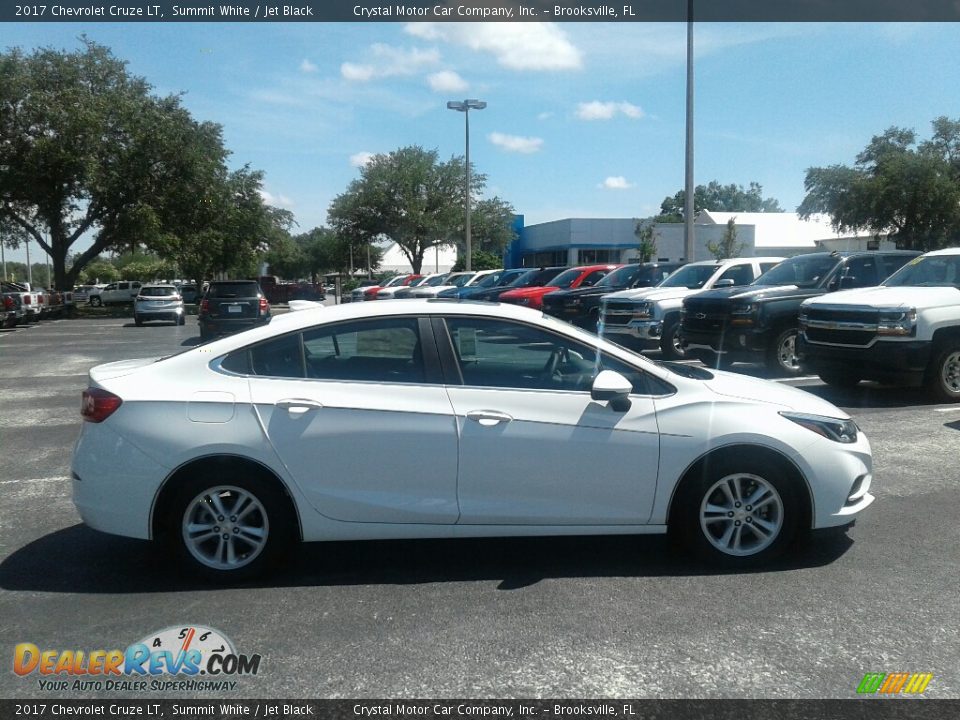 2017 Chevrolet Cruze LT Summit White / Jet Black Photo #6