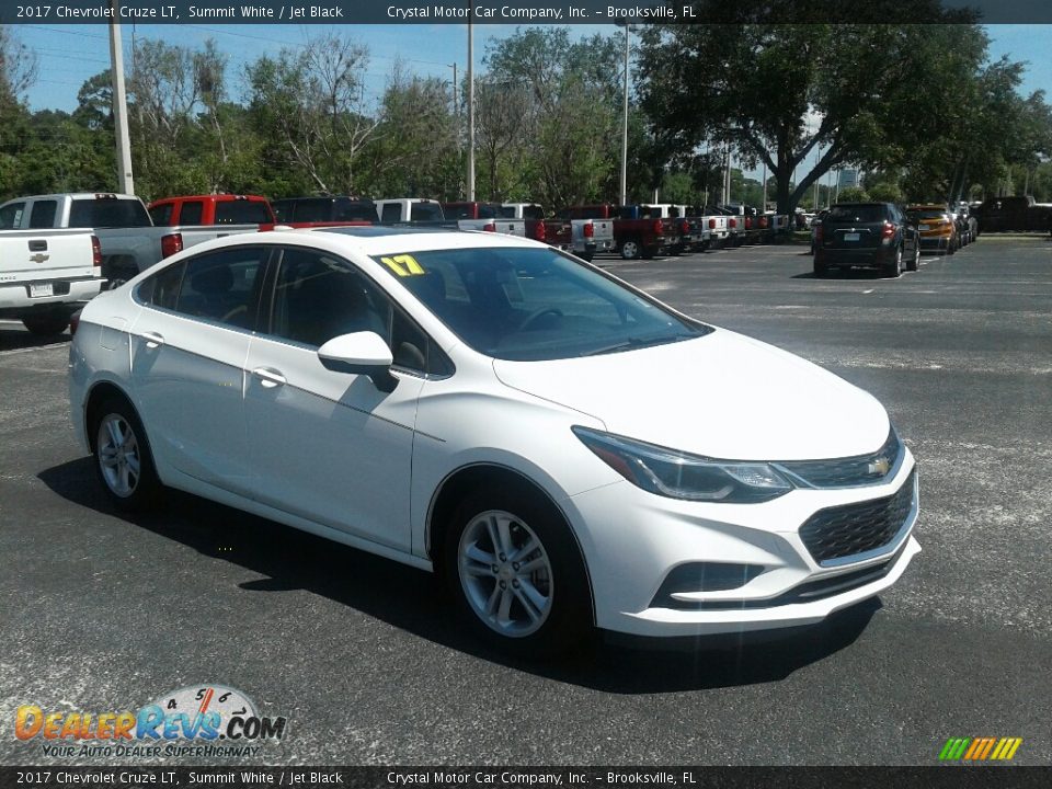 2017 Chevrolet Cruze LT Summit White / Jet Black Photo #7