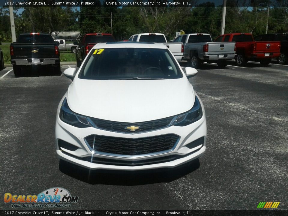 2017 Chevrolet Cruze LT Summit White / Jet Black Photo #8