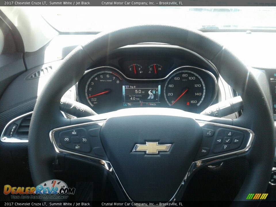 2017 Chevrolet Cruze LT Summit White / Jet Black Photo #14