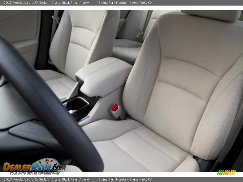 2017 Honda Accord EX Sedan Crystal Black Pearl / Ivory Photo #11