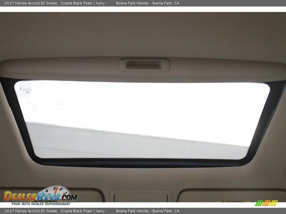 2017 Honda Accord EX Sedan Crystal Black Pearl / Ivory Photo #14