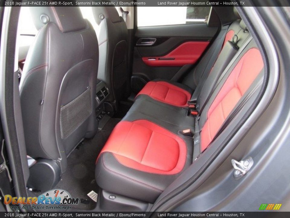 Rear Seat of 2018 Jaguar F-PACE 25t AWD R-Sport Photo #5