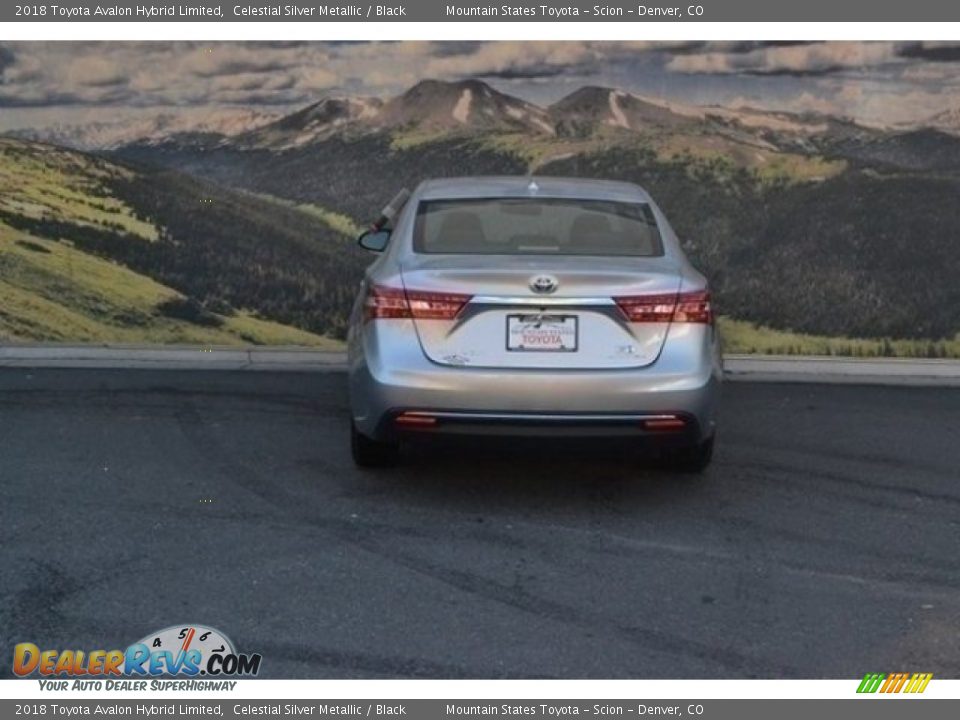 2018 Toyota Avalon Hybrid Limited Celestial Silver Metallic / Black Photo #4