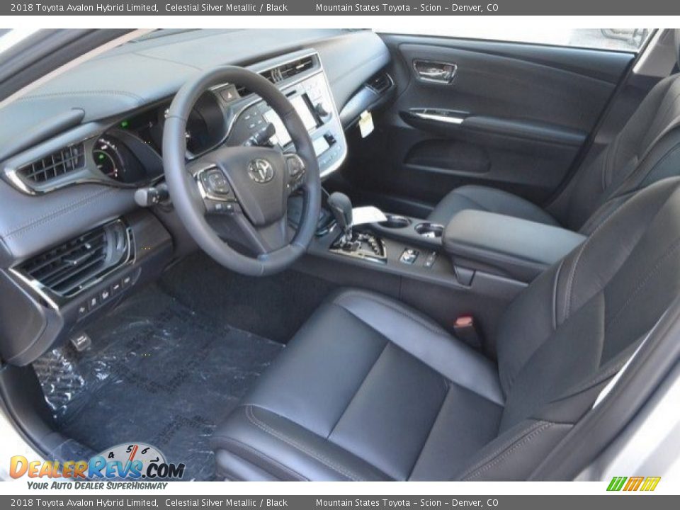 Black Interior - 2018 Toyota Avalon Hybrid Limited Photo #5