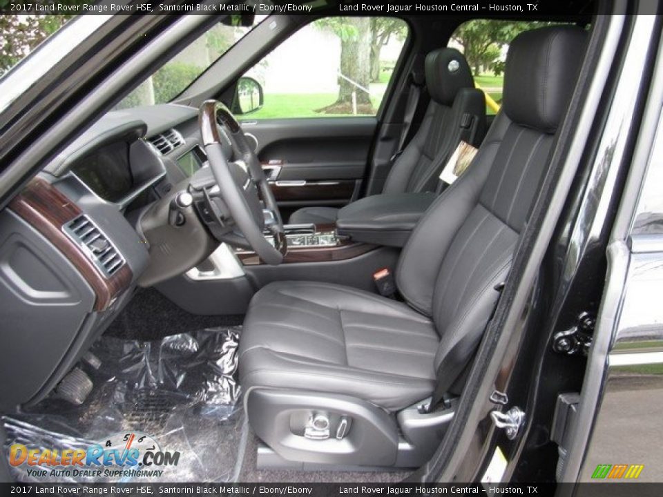 2017 Land Rover Range Rover HSE Santorini Black Metallic / Ebony/Ebony Photo #3