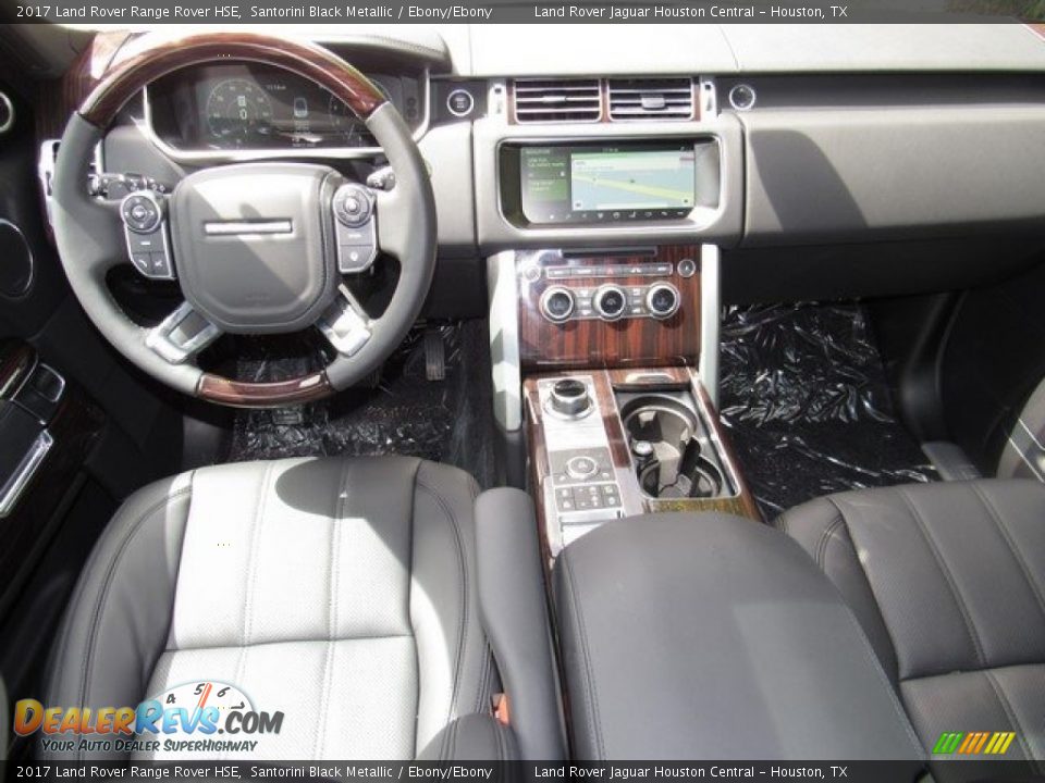 2017 Land Rover Range Rover HSE Santorini Black Metallic / Ebony/Ebony Photo #4