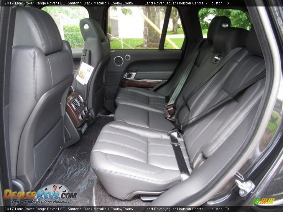 2017 Land Rover Range Rover HSE Santorini Black Metallic / Ebony/Ebony Photo #5