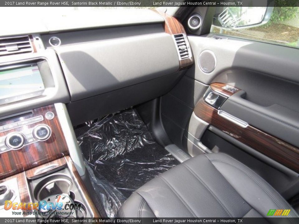 2017 Land Rover Range Rover HSE Santorini Black Metallic / Ebony/Ebony Photo #14