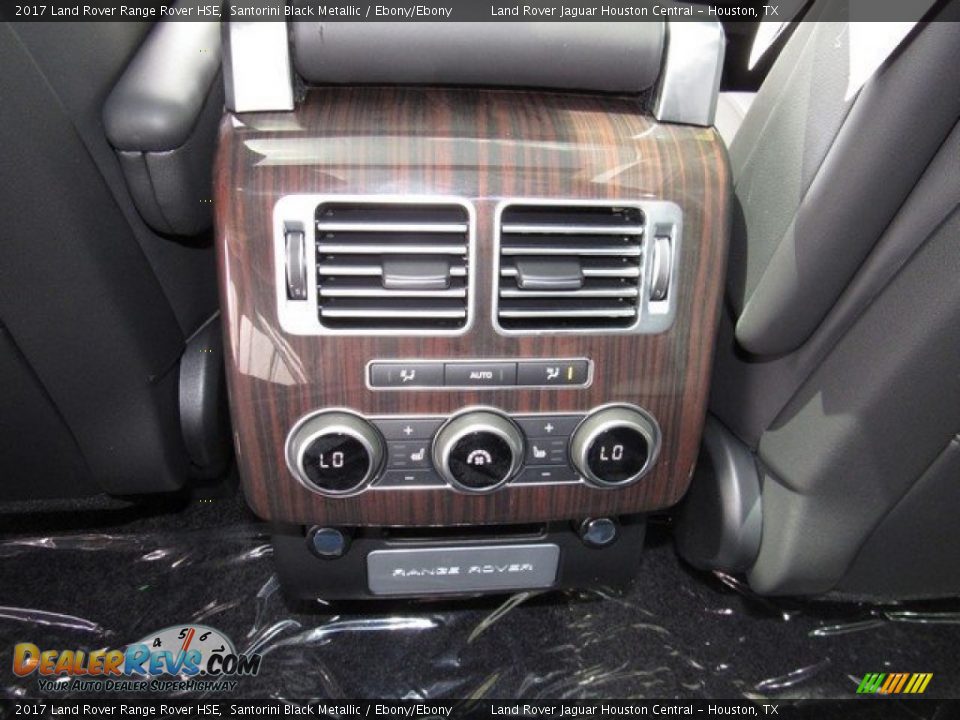 2017 Land Rover Range Rover HSE Santorini Black Metallic / Ebony/Ebony Photo #15