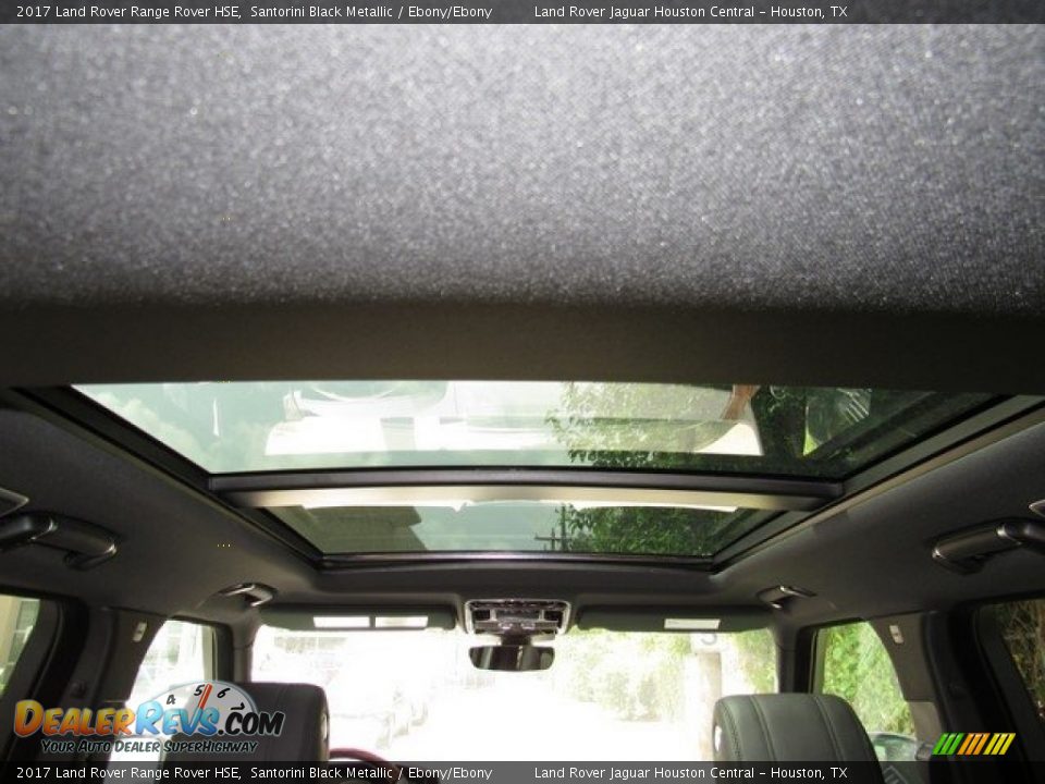 2017 Land Rover Range Rover HSE Santorini Black Metallic / Ebony/Ebony Photo #17
