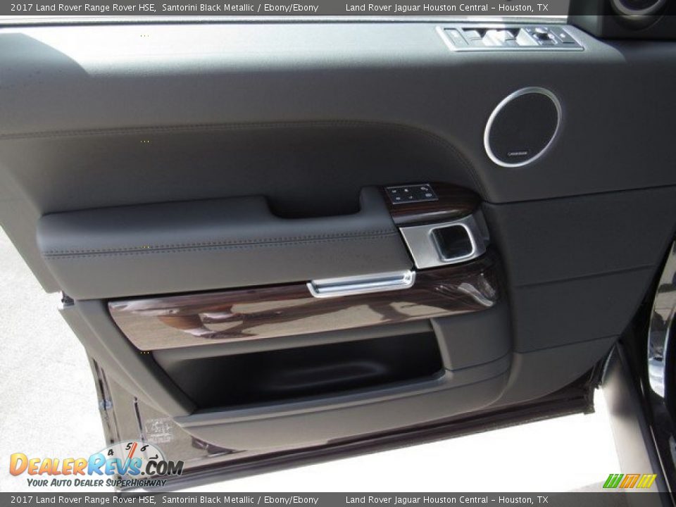 2017 Land Rover Range Rover HSE Santorini Black Metallic / Ebony/Ebony Photo #18