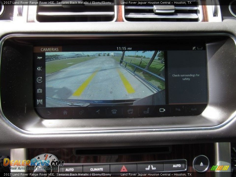 2017 Land Rover Range Rover HSE Santorini Black Metallic / Ebony/Ebony Photo #21
