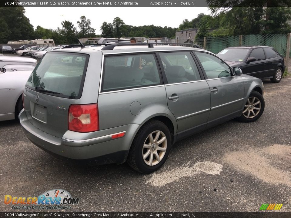 2004 Volkswagen Passat GLS Wagon Stonehenge Grey Metallic / Anthracite Photo #6
