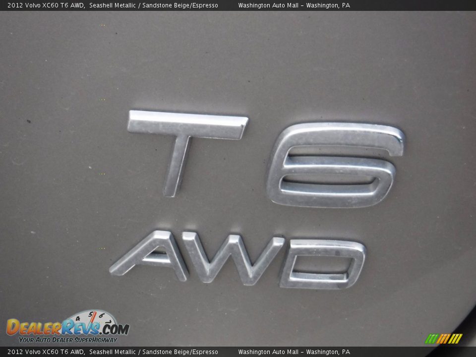 2012 Volvo XC60 T6 AWD Seashell Metallic / Sandstone Beige/Espresso Photo #11