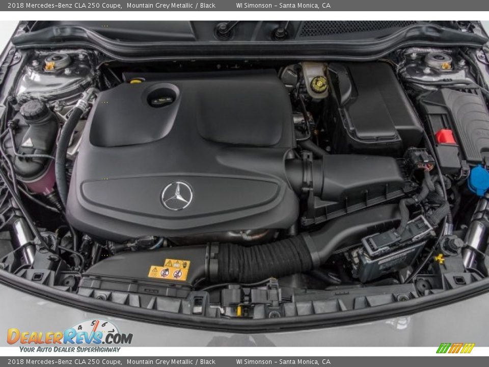 2018 Mercedes-Benz CLA 250 Coupe Mountain Grey Metallic / Black Photo #8