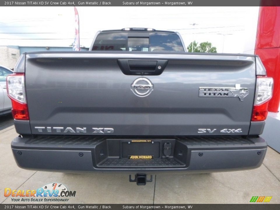 2017 Nissan TITAN XD SV Crew Cab 4x4 Gun Metallic / Black Photo #9