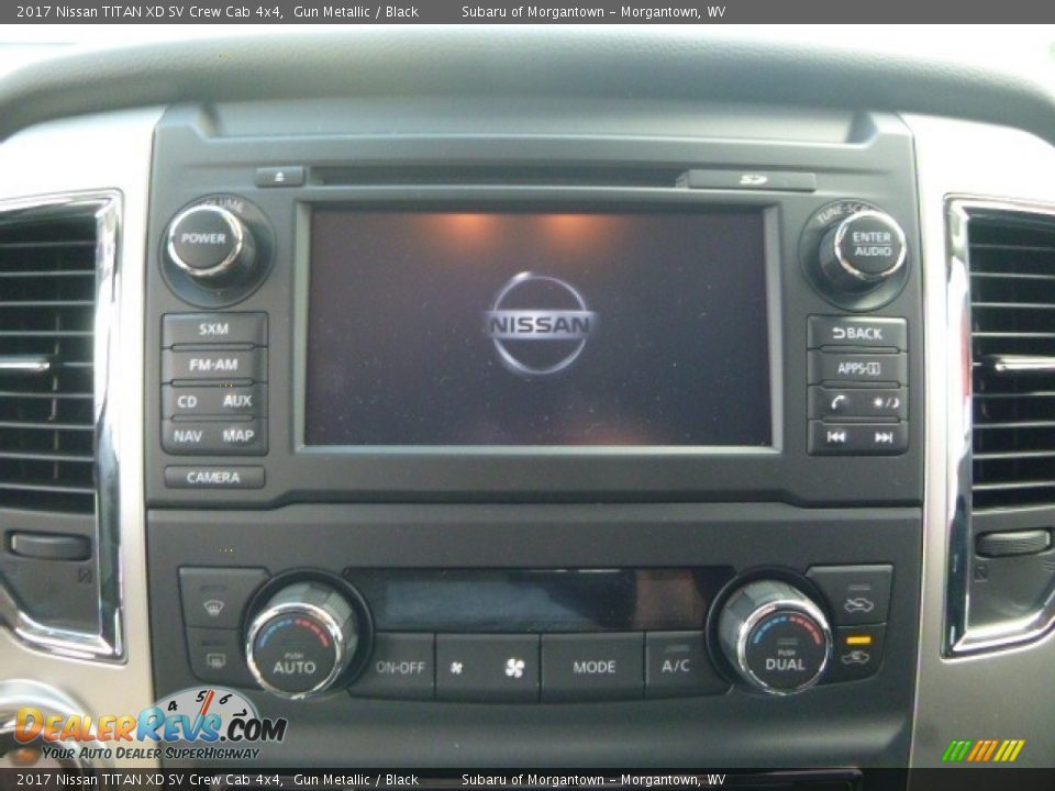 2017 Nissan TITAN XD SV Crew Cab 4x4 Gun Metallic / Black Photo #16