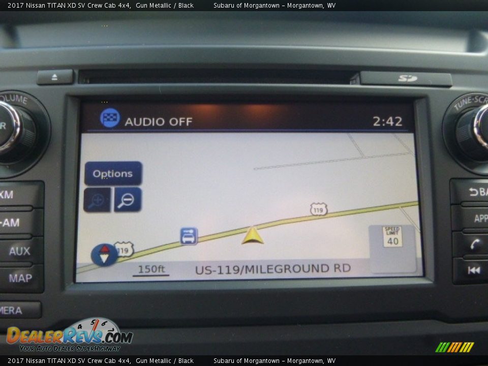 2017 Nissan TITAN XD SV Crew Cab 4x4 Gun Metallic / Black Photo #18