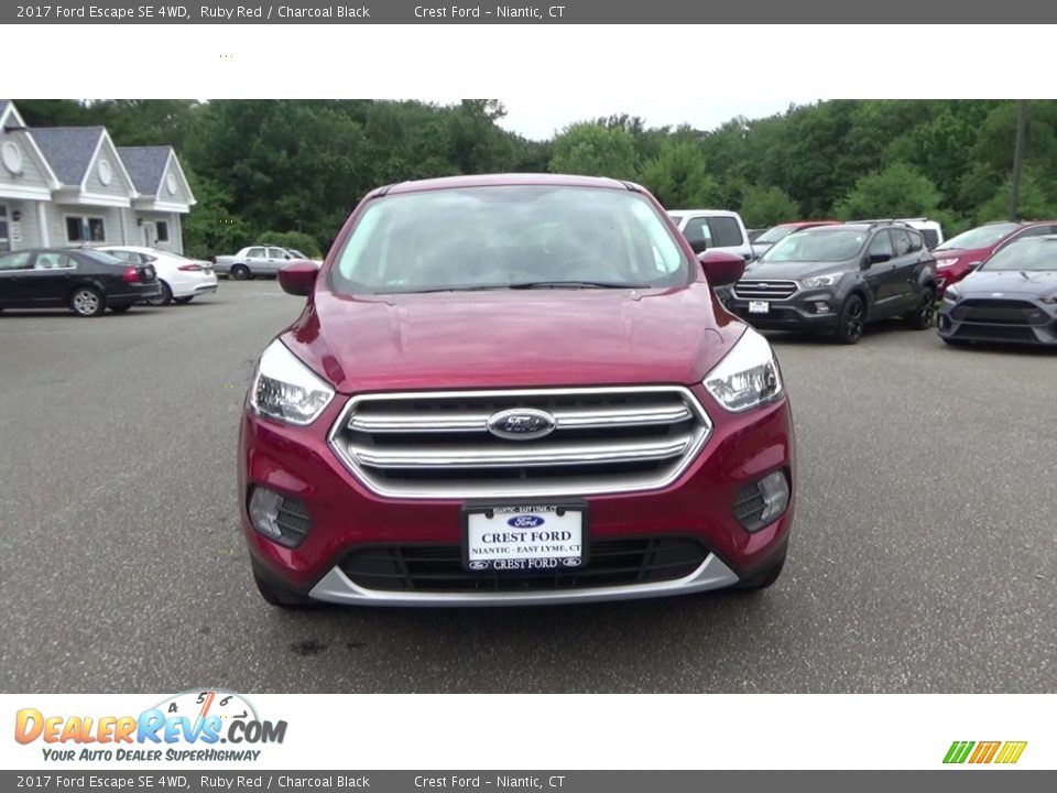 2017 Ford Escape SE 4WD Ruby Red / Charcoal Black Photo #2