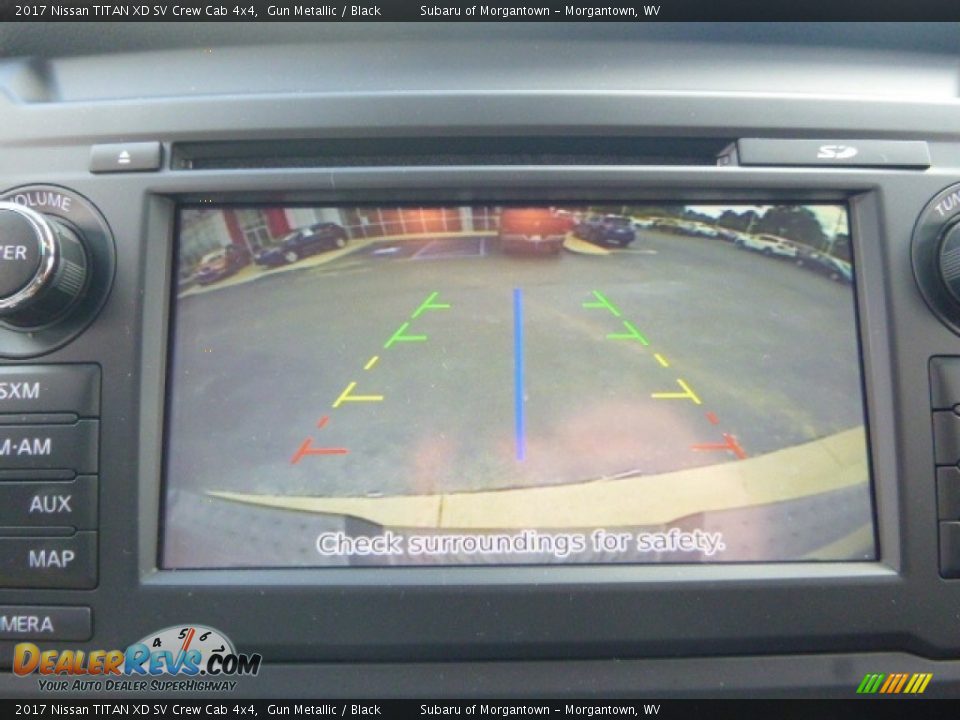 2017 Nissan TITAN XD SV Crew Cab 4x4 Gun Metallic / Black Photo #19