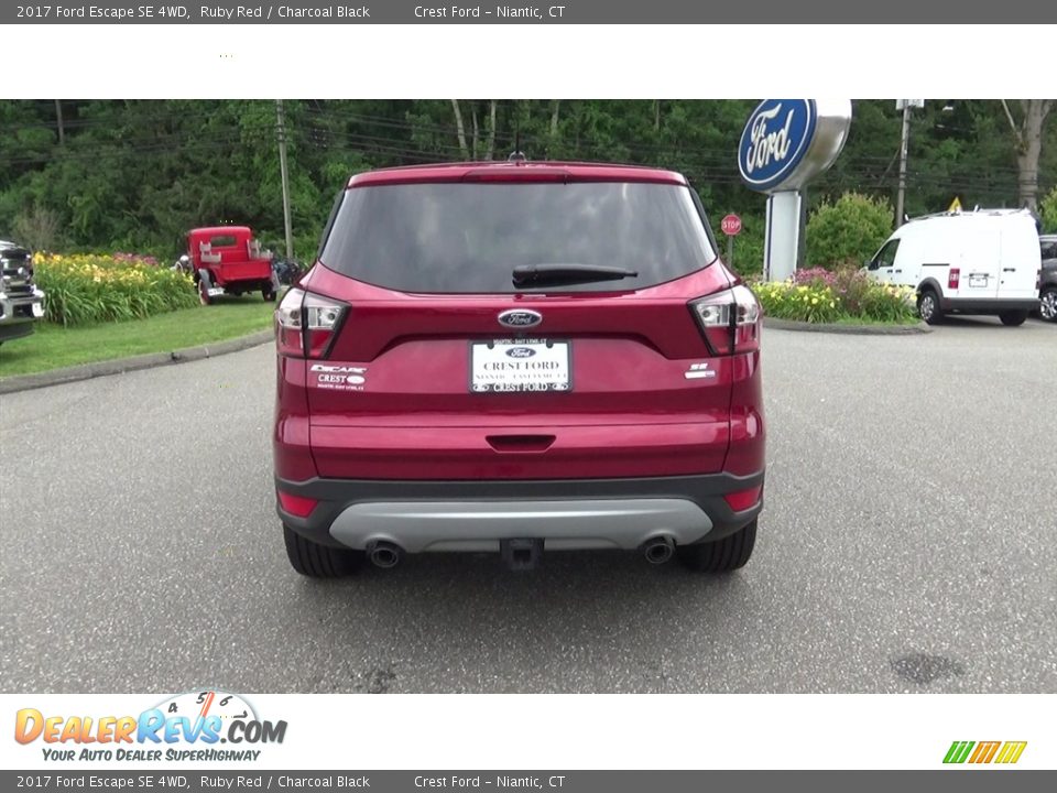 2017 Ford Escape SE 4WD Ruby Red / Charcoal Black Photo #6