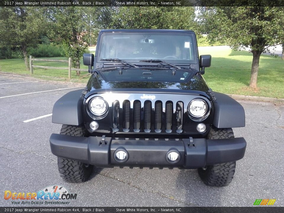 2017 Jeep Wrangler Unlimited Rubicon 4x4 Black / Black Photo #3