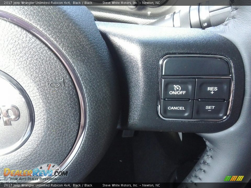 2017 Jeep Wrangler Unlimited Rubicon 4x4 Black / Black Photo #20