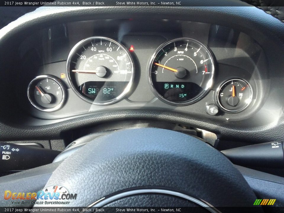 2017 Jeep Wrangler Unlimited Rubicon 4x4 Black / Black Photo #21