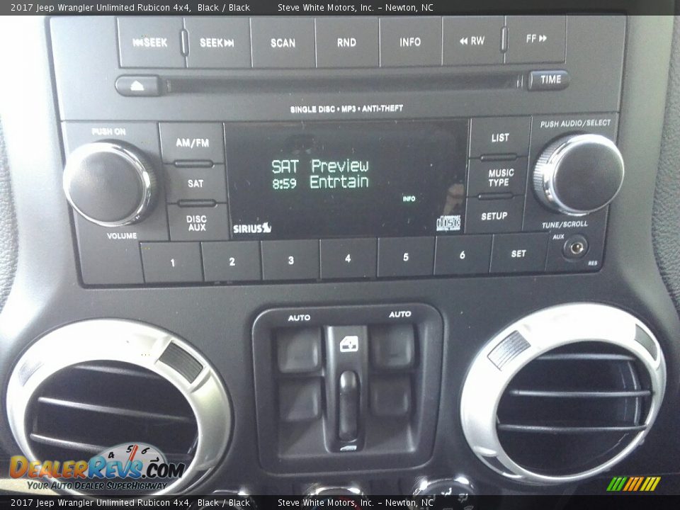 2017 Jeep Wrangler Unlimited Rubicon 4x4 Black / Black Photo #23