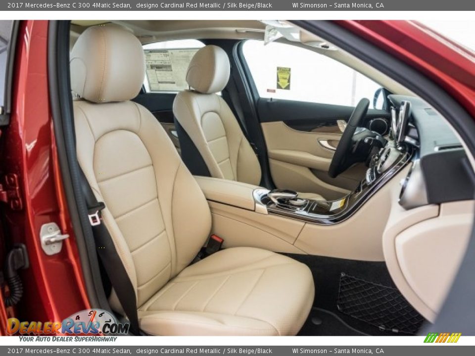 2017 Mercedes-Benz C 300 4Matic Sedan designo Cardinal Red Metallic / Silk Beige/Black Photo #2