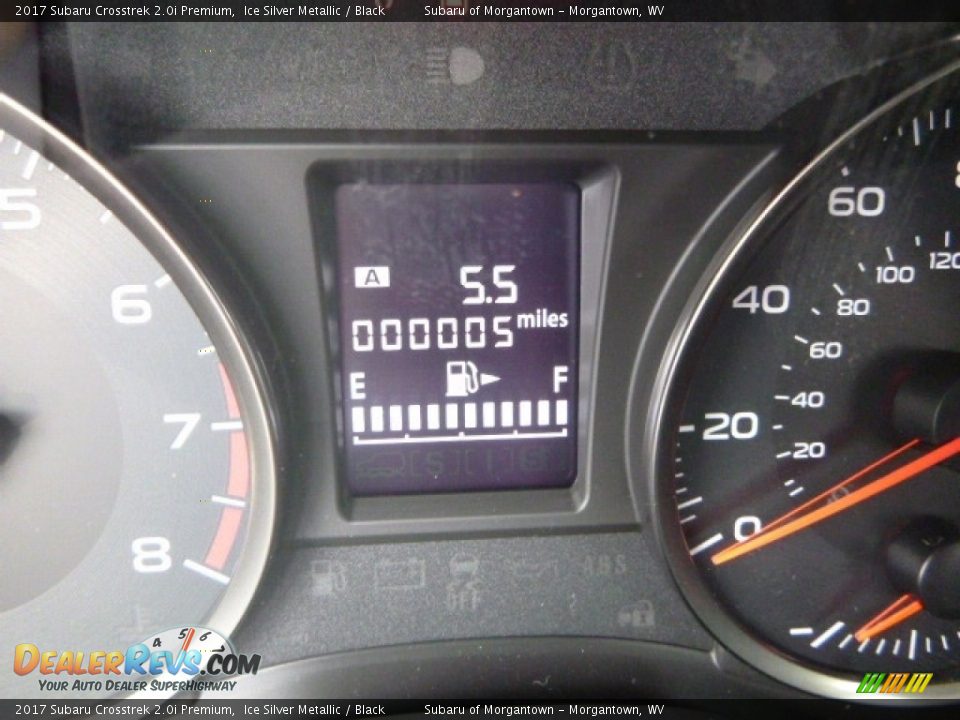 2017 Subaru Crosstrek 2.0i Premium Ice Silver Metallic / Black Photo #20