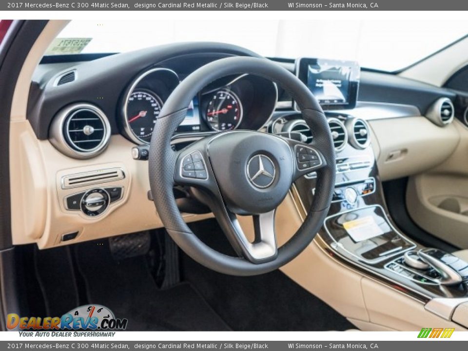 Dashboard of 2017 Mercedes-Benz C 300 4Matic Sedan Photo #6