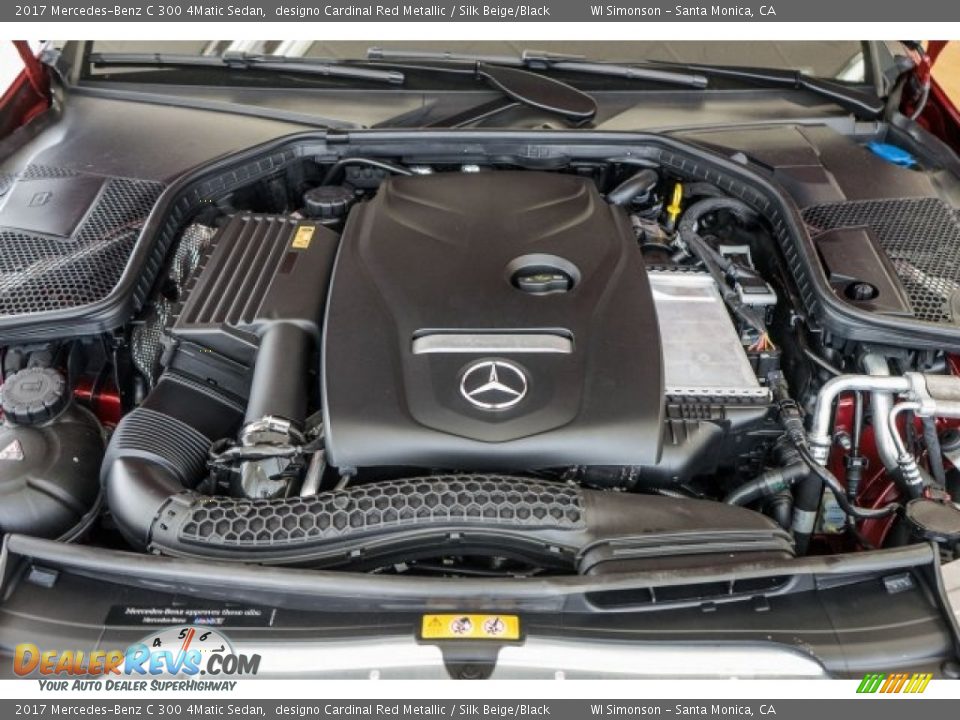 2017 Mercedes-Benz C 300 4Matic Sedan 2.0 Liter DI Turbocharged DOHC 16-Valve VVT 4 Cylinder Engine Photo #8