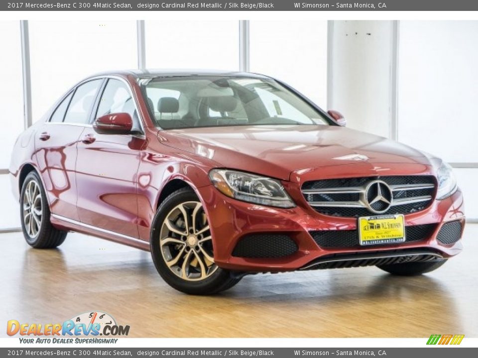 Front 3/4 View of 2017 Mercedes-Benz C 300 4Matic Sedan Photo #12