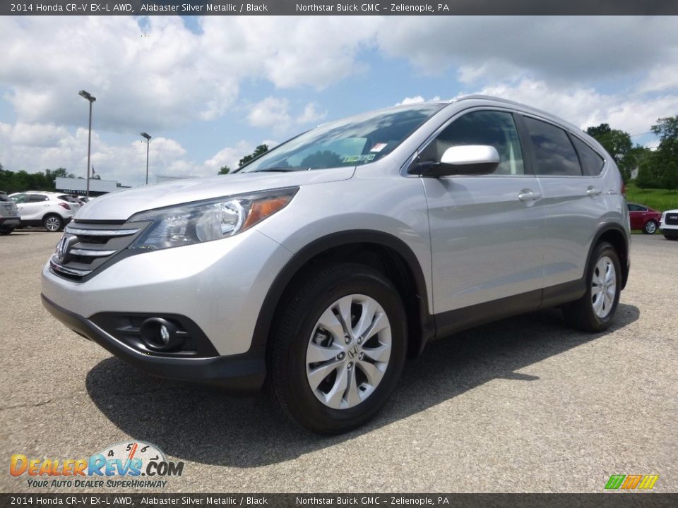 2014 Honda CR-V EX-L AWD Alabaster Silver Metallic / Black Photo #1