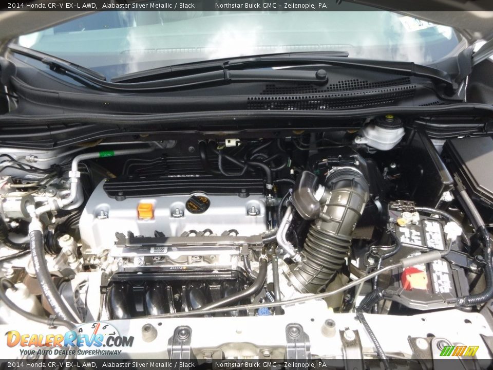 2014 Honda CR-V EX-L AWD Alabaster Silver Metallic / Black Photo #2