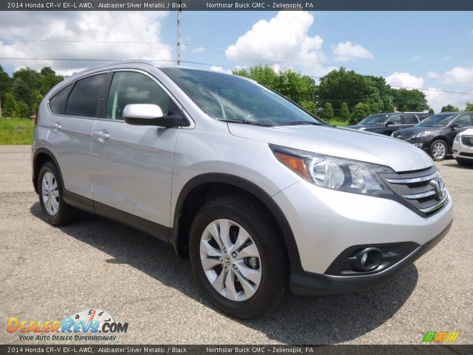 2014 Honda CR-V EX-L AWD Alabaster Silver Metallic / Black Photo #4