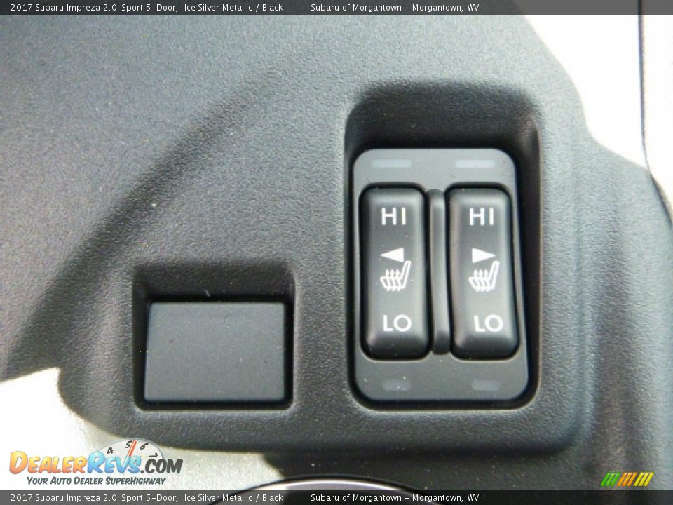 2017 Subaru Impreza 2.0i Sport 5-Door Ice Silver Metallic / Black Photo #17