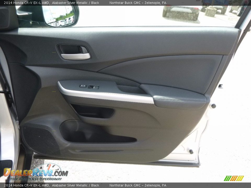 2014 Honda CR-V EX-L AWD Alabaster Silver Metallic / Black Photo #6
