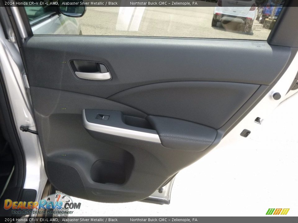 2014 Honda CR-V EX-L AWD Alabaster Silver Metallic / Black Photo #7