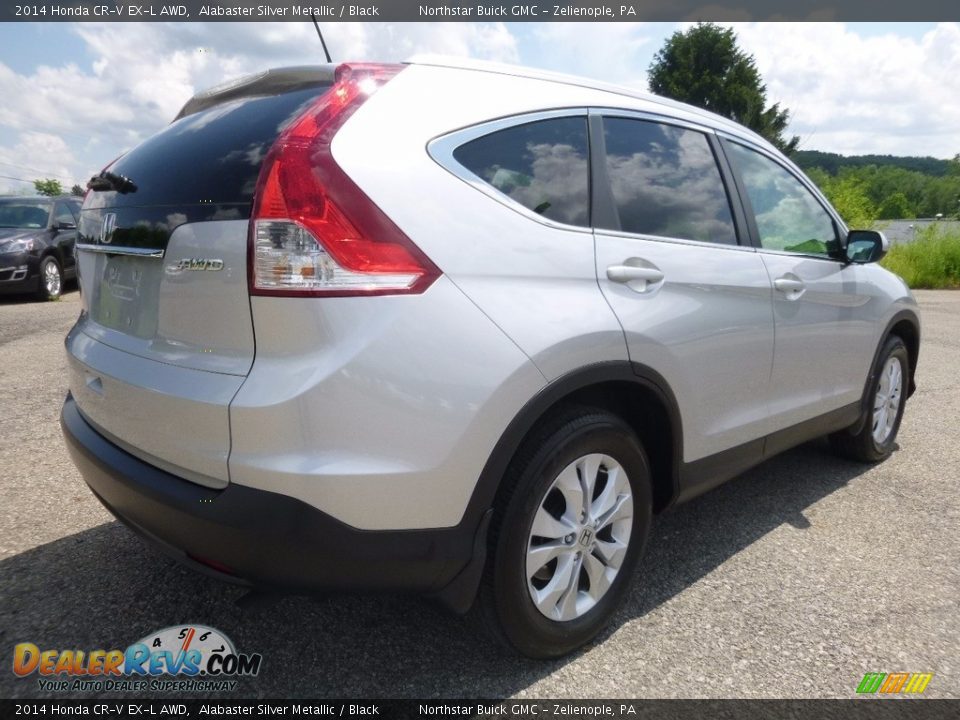 2014 Honda CR-V EX-L AWD Alabaster Silver Metallic / Black Photo #8