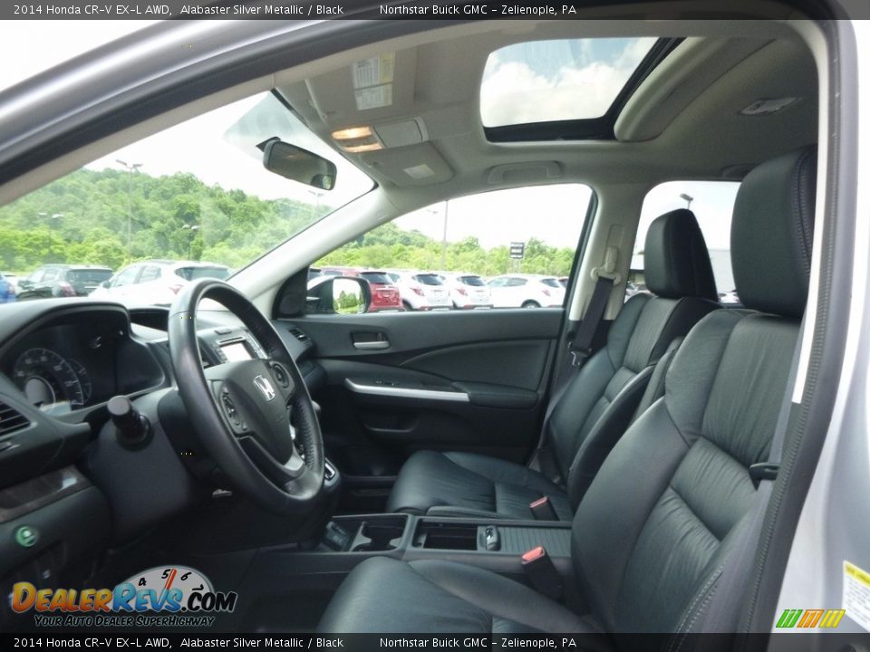 2014 Honda CR-V EX-L AWD Alabaster Silver Metallic / Black Photo #14