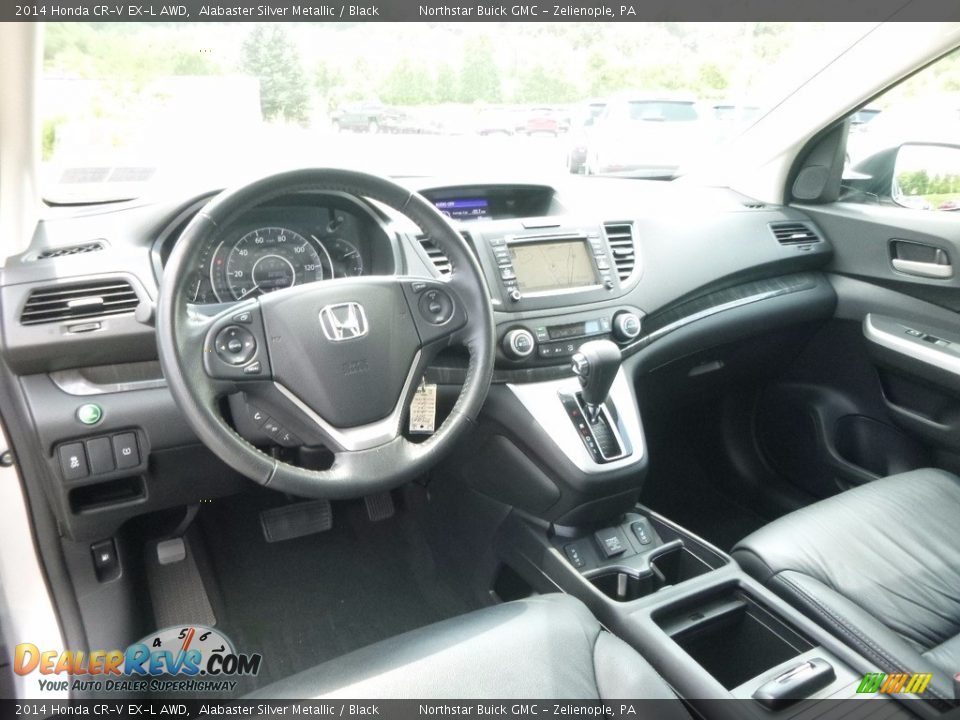 2014 Honda CR-V EX-L AWD Alabaster Silver Metallic / Black Photo #16