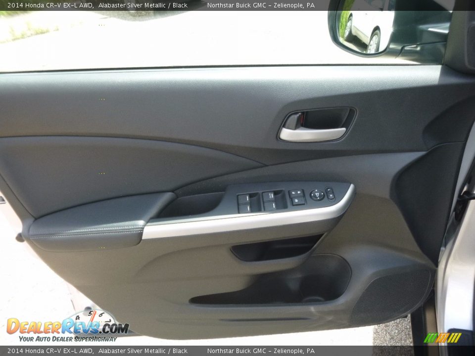 2014 Honda CR-V EX-L AWD Alabaster Silver Metallic / Black Photo #18