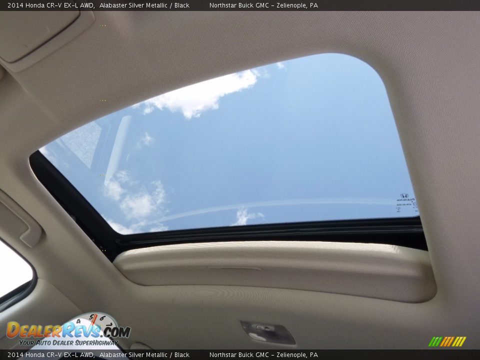 2014 Honda CR-V EX-L AWD Alabaster Silver Metallic / Black Photo #19