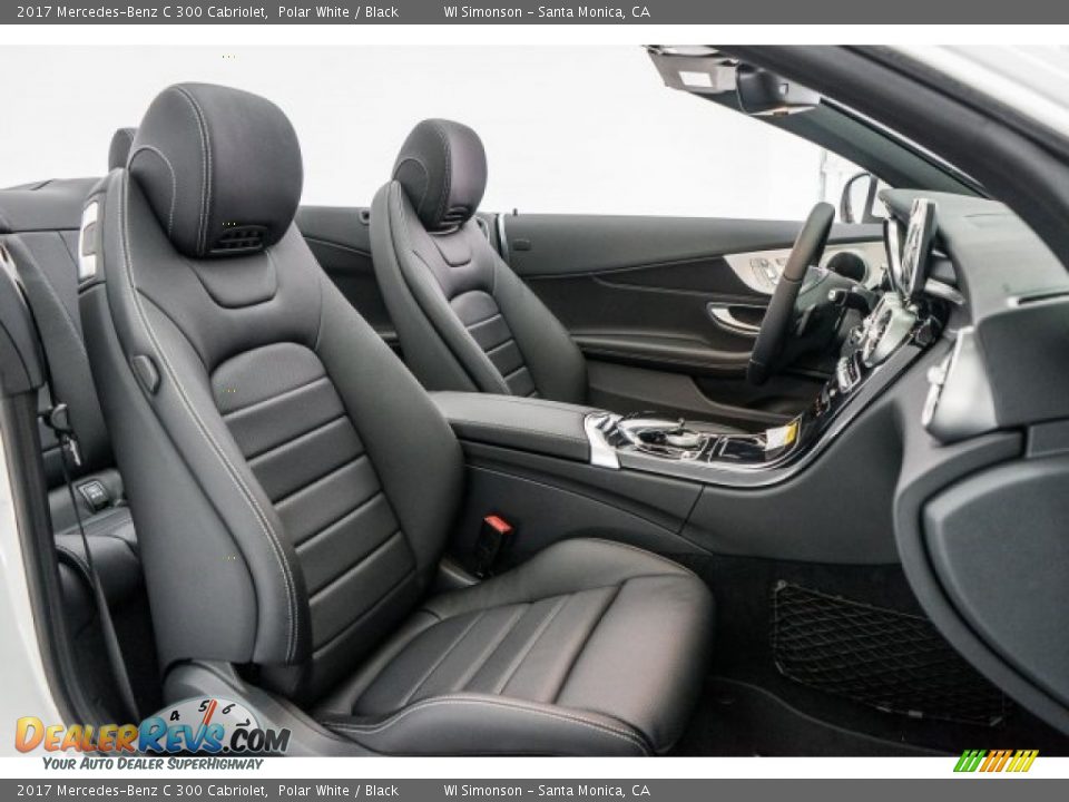 2017 Mercedes-Benz C 300 Cabriolet Polar White / Black Photo #2